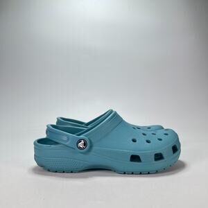 Crocs Classic Clogs Teal Lightweight Slip On Casual Comfort Shoes Women's Size 8